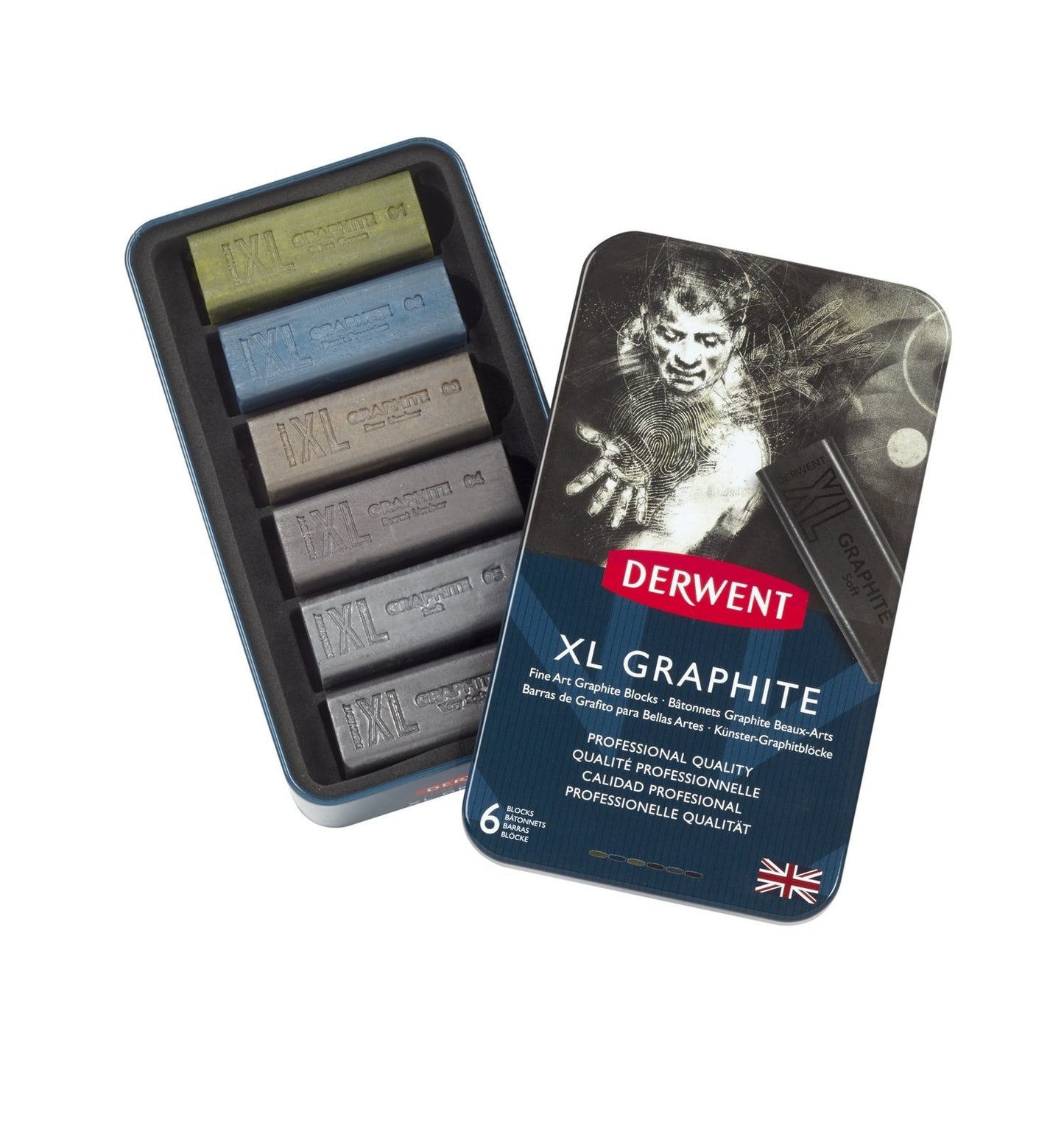 XL Graphite Tin 6-Piece Set