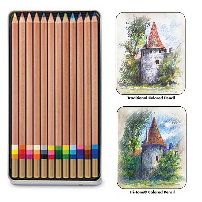 Koh-I-Noor Tri-tone Pencil Sets